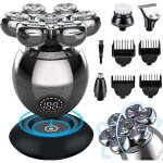Rasoirs de t�te pour hommes chauves - rasoir de t�te �lectrique 5 - en - 1 pour hommes chauves, rasoirs ...