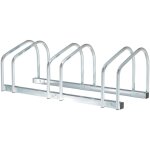 Râtelier 3 vélos dim. 70l x 33l x 27h cm acier galvanisé Râtelier 3 vélos dim. 70l x 33l x 27h cm acier galvanisé