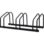 R�telier 3 v�los - homcom - rangement pneu 65 mm sol ou mural - pour vtt enfants bmx - 76 x 33 x 27 cm ...