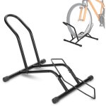 R�telier au sol pour 26? � 29? v�los roue avant & arri�re en m�tal galvanis�