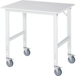 Rau - poste de travail mobile, pi�tement 60 x 30 mm, l x p