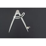 Rayon 250mm compas en acier au carbone professionnel compass pencil grande diviseur d'ailes en cuir outil ...