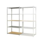 Rayonnage direct - rayonnage mi lourd 5 niveaux - module de dpart - 2000x1000x600mm - charge max 235kg ...