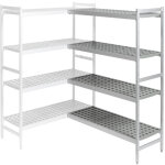 Rayonnage retour 4 niveaux fermostock 6611 - p 460 x h 1685 mm - fermod