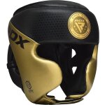 Rdx sports - rdx l1 mark pro casque de protection d'entranement cuir pu l d'or - rdx - hgm - pttl1g ...
