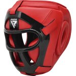 Rdx sports - rdx t1f combat grille casque l rouge cuir pu - rdx - hgr - t1fr - l Rdx sports - rdx t1f combat grille casque l rouge cuir pu - rdx - hgr - t1fr - l