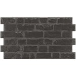 Realonda - carrelage effet parement toulouse anthracite 31x56 cm - reflex boutique