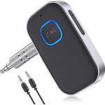 R�cepteur bluetooth 5. 3 pour voiture, adaptateur bluetooth pour voiture, prise aux 3, 5 mm avec r�duction ...