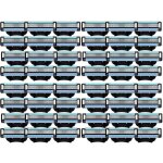 Recharges de lames rasoir 48pcs, manuelles mach 3 pour