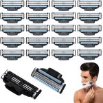Recharges de lames de rasoir mach 3, 20 pi�ces lames de rasoir mach 3, hommes lame de rasoir mach 3, ...