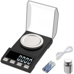 Rechargeable par usb 100g / 0. 001g balance de precision milligrammes balance de poche balances de bijoux, ...