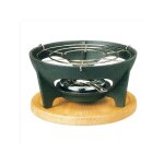 Rechaud fondue fonte socle bois - invicta