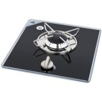 R�chaud � gaz encastrable en verre crystal 1 feu 290x325 - navy load