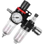 Rducteur d'air comprim : sparateur d'eau 1 / 4' rducteur de pression d'air comprim avec raccords ...