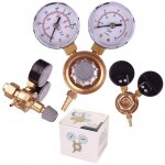 R�ducteur de bouteille de gaz co2 argon soudage 2 manom�tres w21