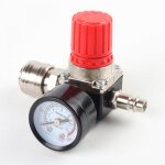 Rducteur de pression d'air comprim : sparateur d'eau 1 / 4 pouce air comprim avec manomtre, rgulateur ...