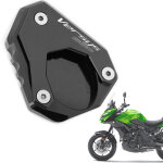 Refit pour versys650 versys650 kickstand c�t� pied rallonge de support support agrandir (noir)