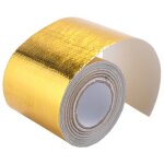 Refleter un or thermique isolation d'admission d'air enveloppe de bouclier reflechissante moteur auto ... Refleter un or thermique isolation d'admission d'air enveloppe de bouclier reflechissante moteur auto ...