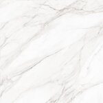 R�flex boutique - carrelage sol effet marbre taj mahal blanc brillant 60x60 cm