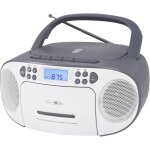 Reflexion rcr2260gr radio - lecteur cd fm aux, cd, cassette gris - blanc y227742