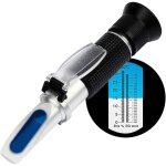 R�fractom�tre de mo�t de bi�re, r�fractom�tre de brix / gravit� sp�cifique avec atc pour brassage de ...