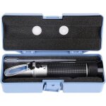 Réfractomètre professionnel, réfractomètre de test d'alcool portable 0 - 80%, instrument de mesure de ... Réfractomètre professionnel, réfractomètre de test d'alcool portable 0 - 80%, instrument de mesure de ...