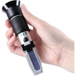 Refractometre pour vins de raisin, brassage maison, kit de r�fractom�tre brix 0 - 40% et degr� d'alcool ...