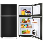 Dans les nuages - rfrigrateur 60l, avec 2 porte, compartiment conglateur, clairage led, poigne de ...