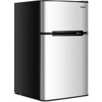 Goplus - rfrigrateur 90 l combine rfrigrateur 63l avec temprature rglable 0  10 c et conglateur ...