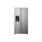 Refrigerateur americain - frigo haier hsogpie9183 - classe e - 515 l (337 + 178) - 40 db - gris