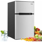Costway - r�frig�rateur cong�lateur 90 l(26l + 64l) - temp�rature de refroidissement r�glable 0 � 10 ...