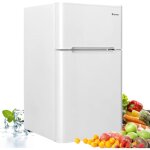 Costway - r�frig�rateur cong�lateur 90 l(26l + 64l) - temp�rature de refroidissement r�glable 0 � 10 ...