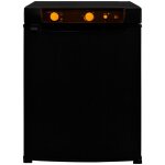 R�frig�rateur trimixte 43 l noir frigo � absorption 3 voies silencieux camping - car sorties 12v , 220v ...