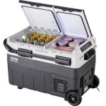 Refrigerateur de voiture portable vevor, refrigerateur de voiture 12 volts, congelateur portable a double ...