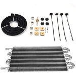Refroidisseur d'huile de direction assist�e, kit de refroidisseur d'huile de transmission � distance ...