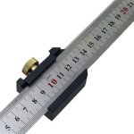R�gle en acier inoxydable 30 cm, avec bloc de positionnement de r�gle en acier, outils de positionnement ...