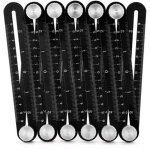 R�gle en alliage d'aluminium 12 fois, r�gle de mesure multi - angle pr�cise en alliage d'aluminium de ...