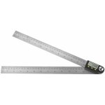 Sjlerst - rgle d'angle numrique 2 en 1 angle finder 0 - 300mm 360  acier inoxydable rapporteur electronique ...