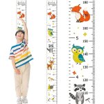 R�gle hauteur enfants toise murale amovible toile 200x20 cm d�coration chambre