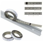 R�gles m�triques, bandes de piste auto - adh�sives, pour scie � onglet, m�tre � ruban, r�gle d'�chelle, ...