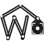 Rgle de positionnement de trou de mesure d'angle en alliage mtallique, outil de mesure d'angle, rgle ...