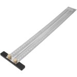 R�gle de tra�age en acier inoxydable, r�gle de marquage de type t, outil de mesure de charpentier de ...