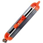 R�gle de tra�age verrouillable, utilis�e pour reproduire avec pr�cision les contours de formes irr�guli�res, ...