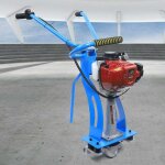 Rgle vibrante  4 temps pour bton - corps en acier refroidi par air - 900 w - machine vibrante pour ...