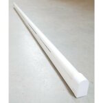 Pro. tec - reglette fluo 1x58w blanche 1548x31x51mm avec tube blanc naturel 4000k et ballast 230v int�rieur ...