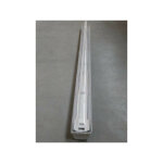 Rglette grise tanche 1577x90x100mm ballast lec. 230v pour 1 tube fluo t8 1500mm (non incl) ip66 start ...