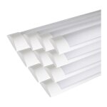 Réglette led 90cm 36w - pack de 10 / blanc chaud silumen Réglette led 90cm 36w - pack de 10 / blanc chaud silumen