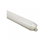 R�glette led �tanche 150 cm 55w 5500 lumens ip65 ? pr� - c�blage traversant ? pour ateliers et parkings ...