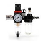 R�gulateur de filtre � air comprim� 1 / 4 pouce, pi�ge � humidit�, s�parateur d'huile et d'eau, r�ducteur ...