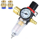 [jamais utilis�] r�gulateur de pression d'air 1 / 4, d�tendeur d'air comprim�, filtre compresseur dair, ...